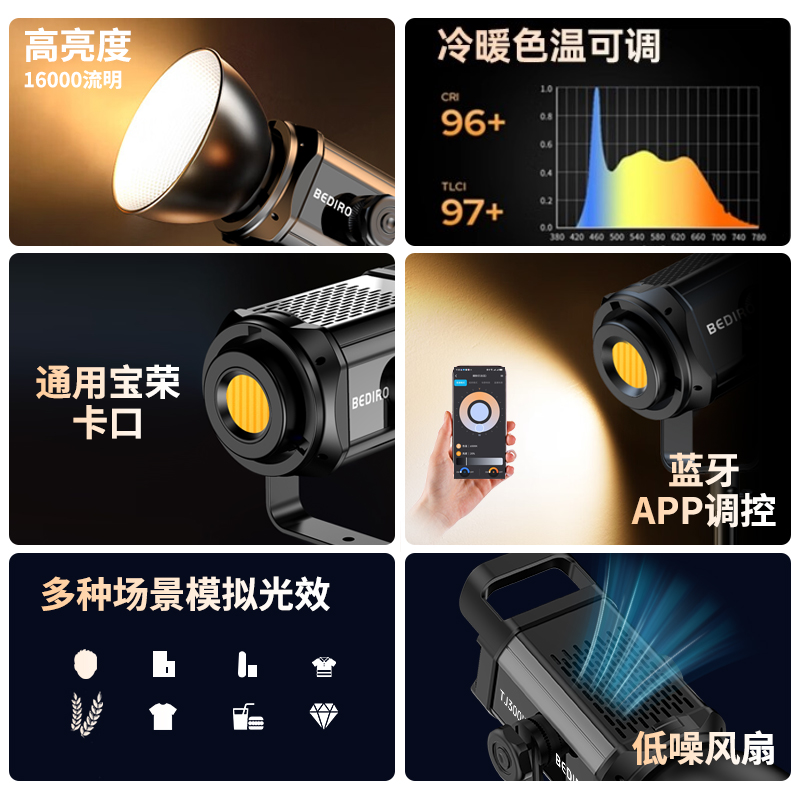 Live streaming light, fill light, photography live streaming light, portrait fill light, clothing live streaming video recording scene fill light Application Scenario