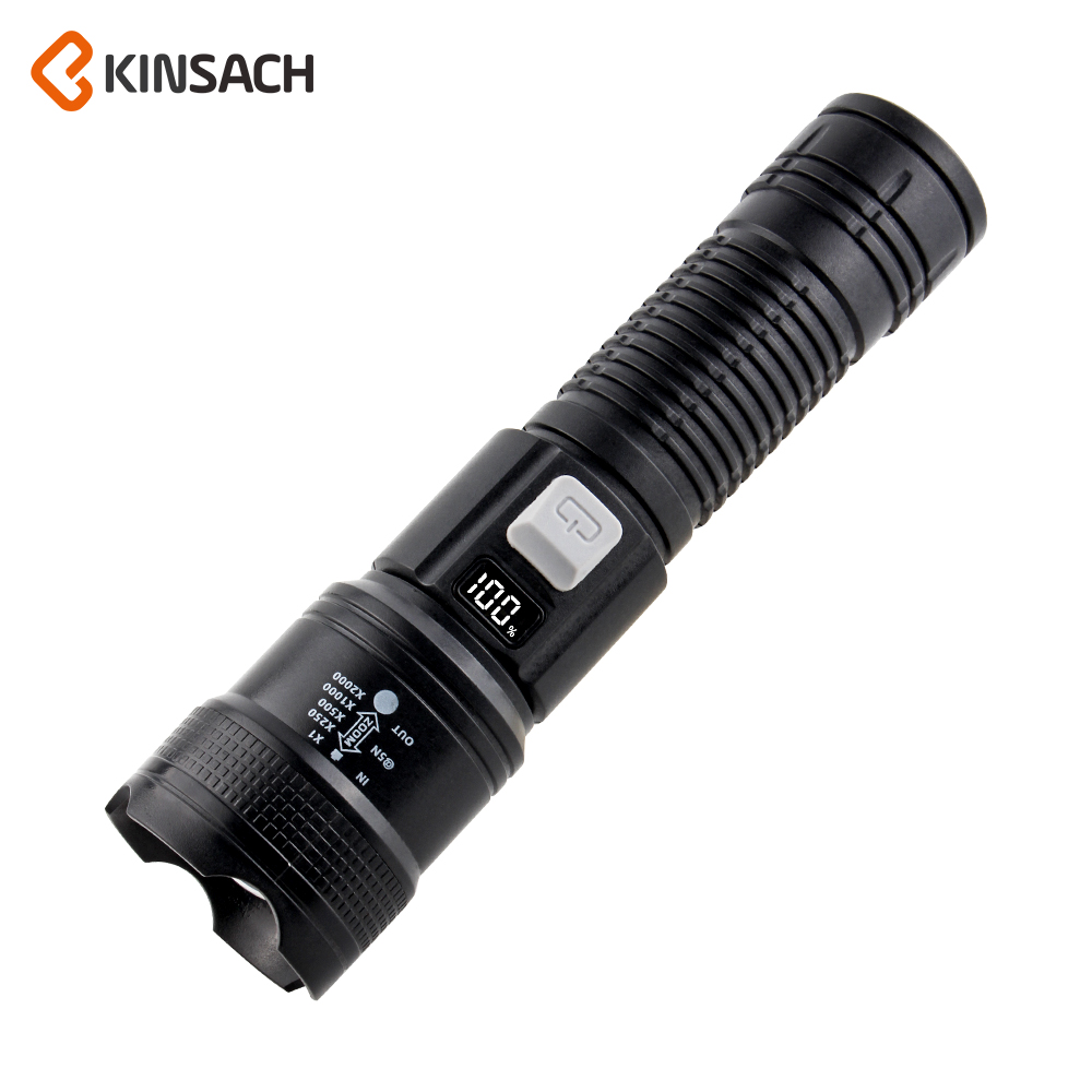 KINSACH星之源tTYPE-C充电塑料P50手电筒