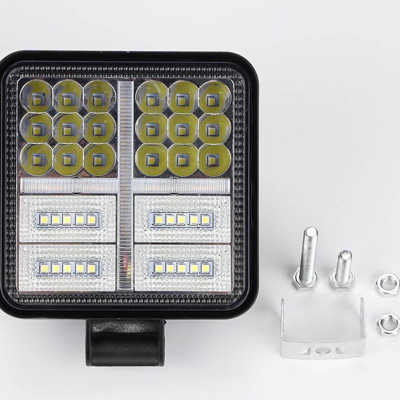 Universal square work light, inspection light, universal led spotlights, high-brightness and strong light, car, off-road and motorcycle headlights Item Picture