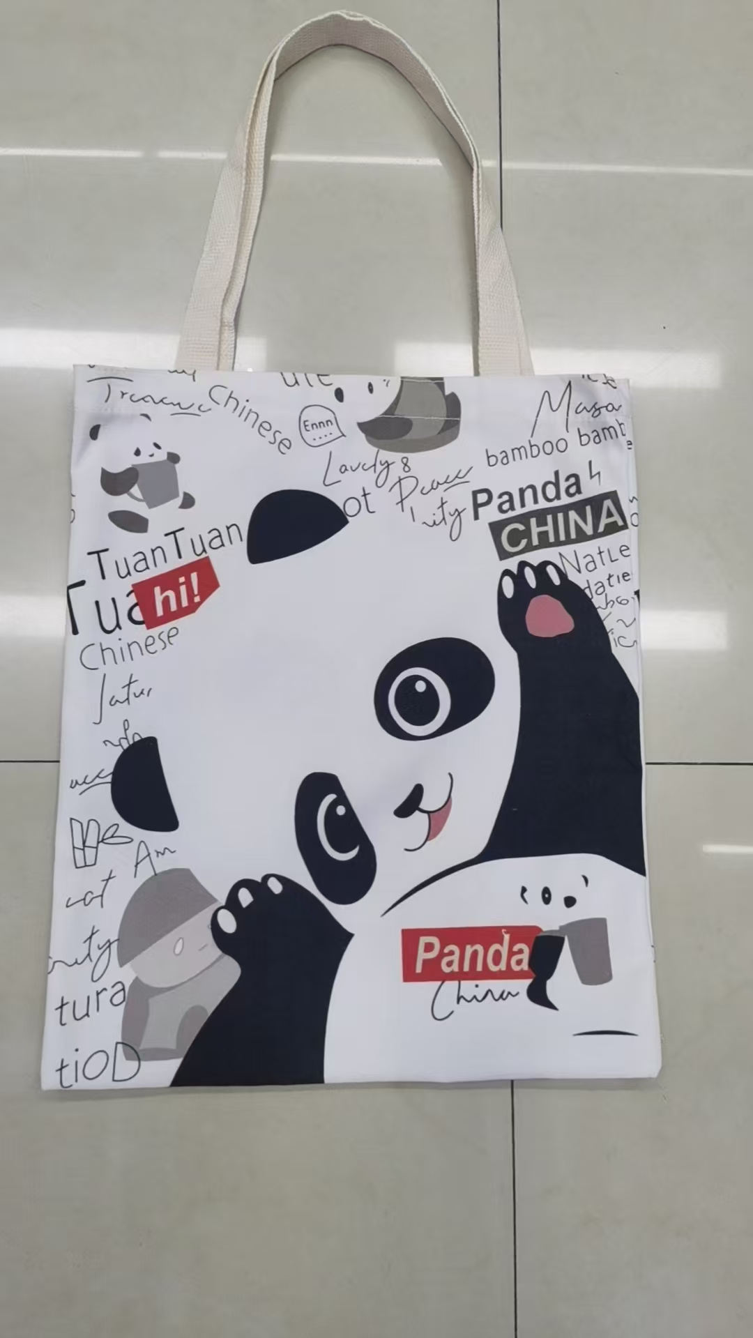 National trend canvas bag Panda 359