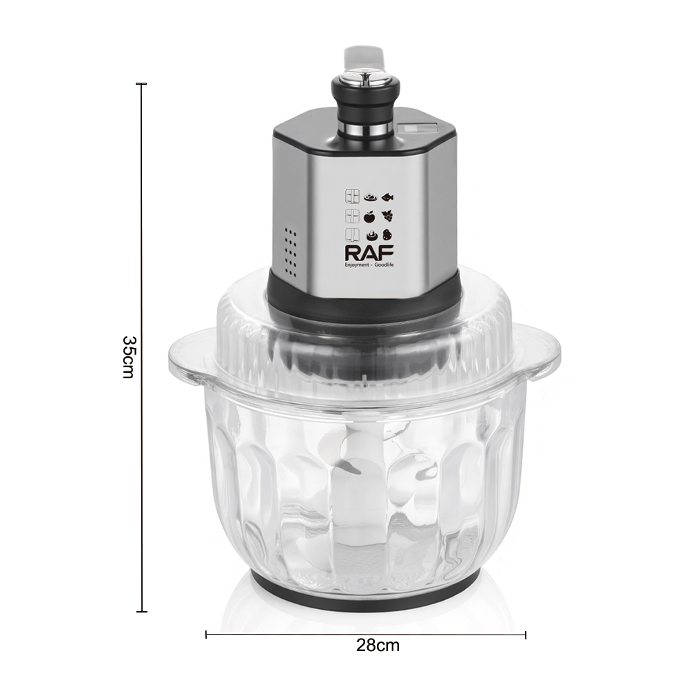 RAF's new cross-border meat grinder, 5L dough mixer, is a household multi-functional electric food processor that can be used for both dry and wet purposes Specification image