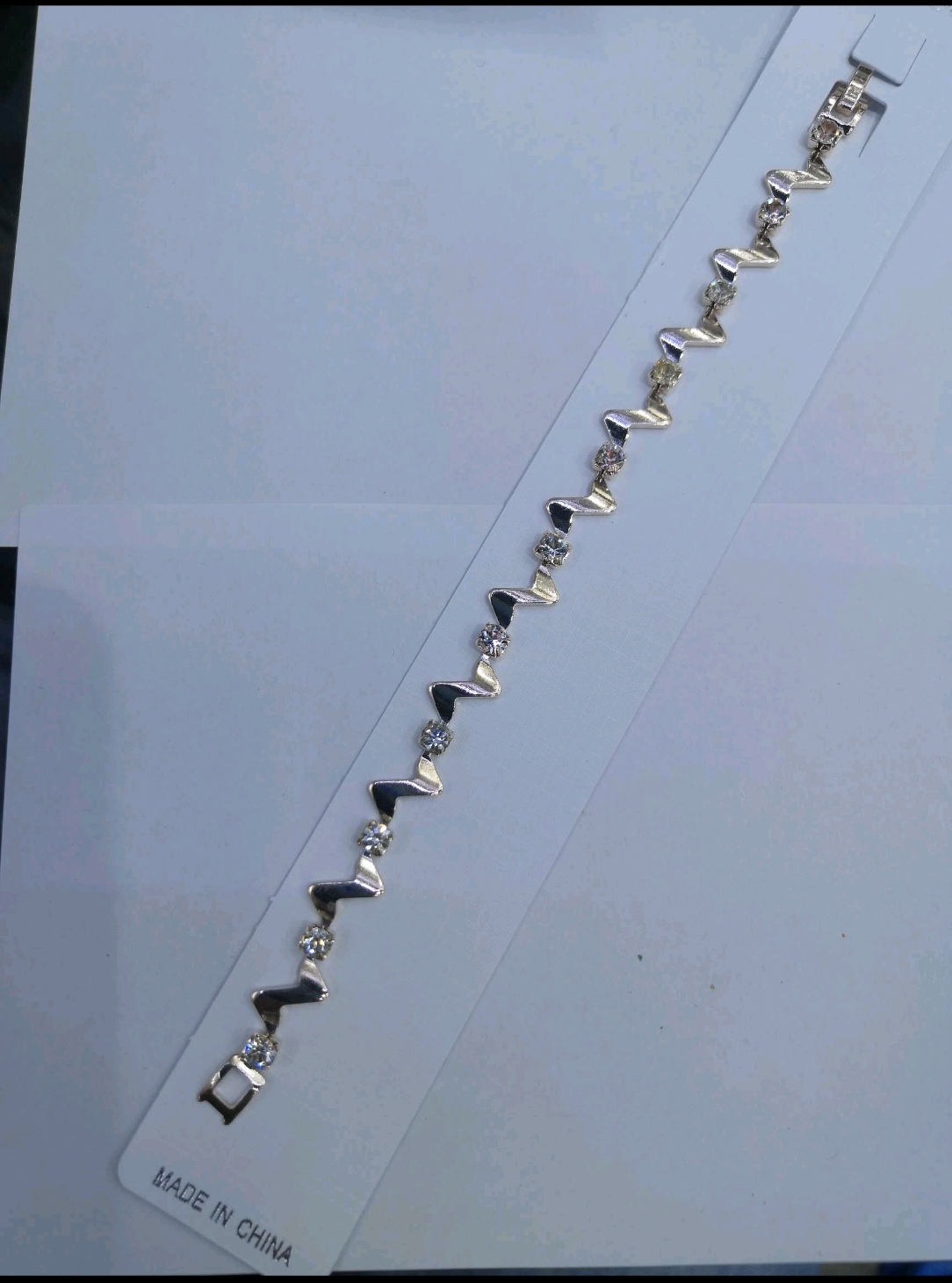 水钻手串 高档饰品手饰 手链首饰 精美手链水晶饰品 时尚高级精致Z字形