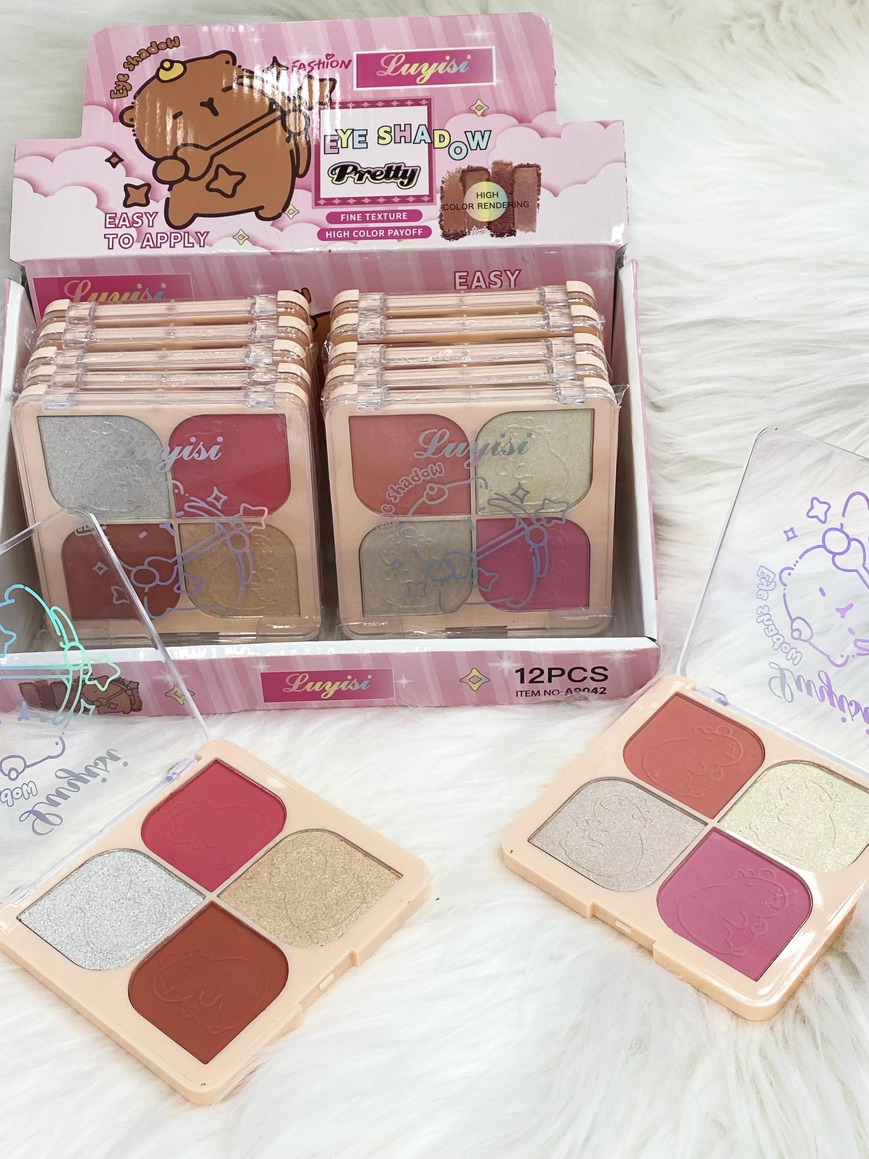 annier Kapi Bar La Cheek Red Highlight Set is a must-have for beginners with long-lasting color rendering details Picture