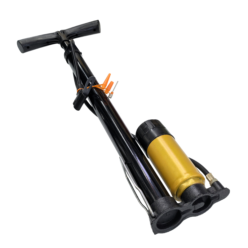 231216 floor-standing air pump with meter, basketball toy air pump, bicycle air pump, car air pump, portable household bicycle air pump Item Picture