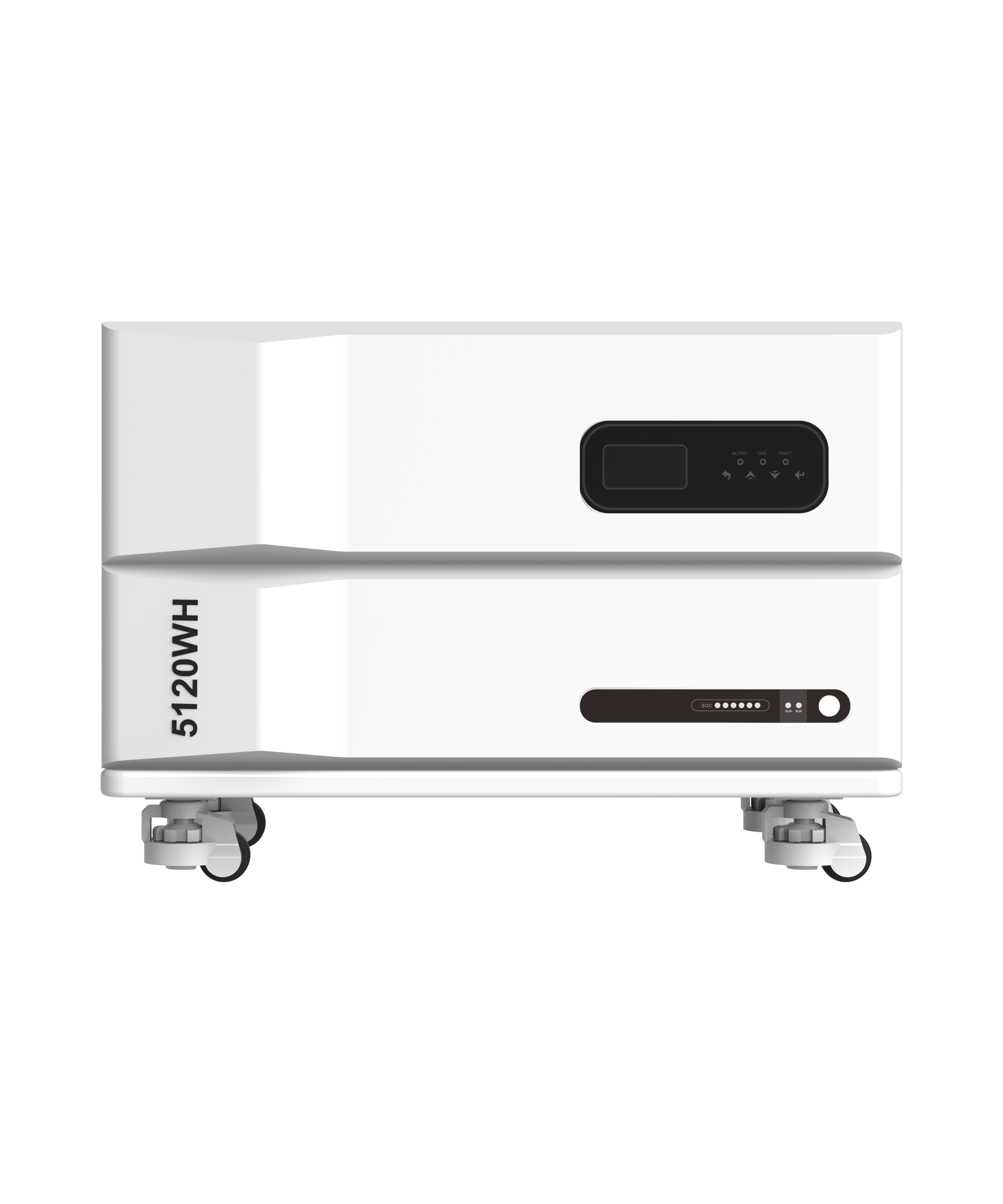 Stacked household energy storage power supply 5500W+5.12KWh large-capacity backup power A series pic 5
