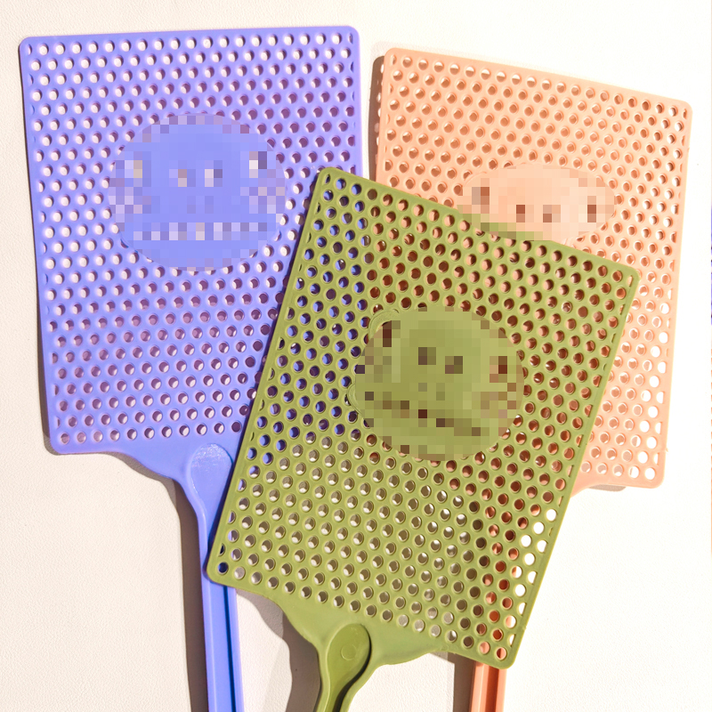 【 Outside 】0972 Fly swatter 10/ pack 600/ piece 0972 Fly swatter that won't break flies for home use, thickened mesh surface, mosquito swatter that won't break, manual durable fly swatter 1 yuan per batch details Picture