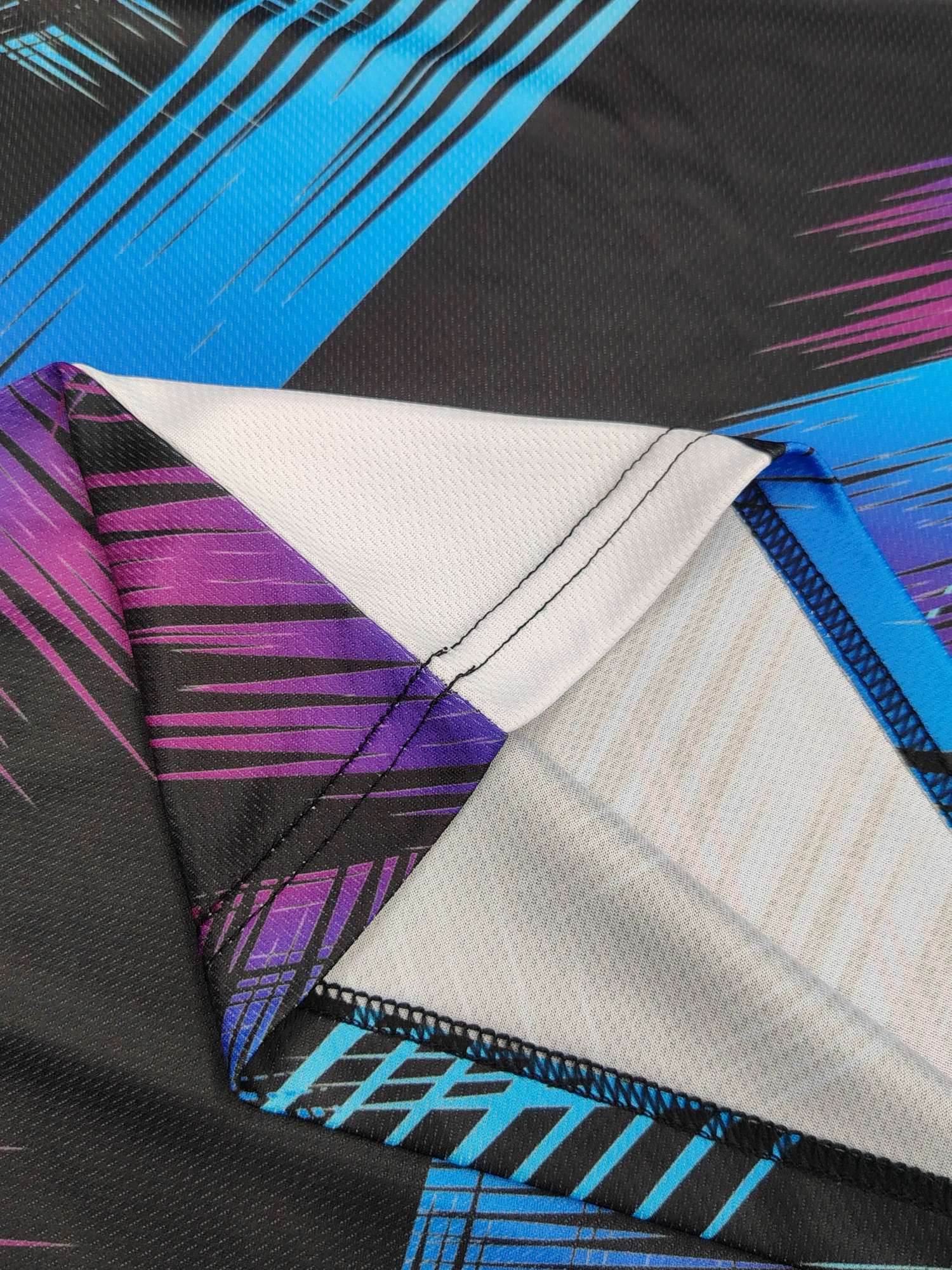 Cross-border sportswear, high-grade mesh breathable fabric, full-body printed sportswear, breathable and sweat-absorbing professional sports outdoor training sportswear, high-elasticity breathable and comfortable sportswear customization FG1612-16 detail image 15