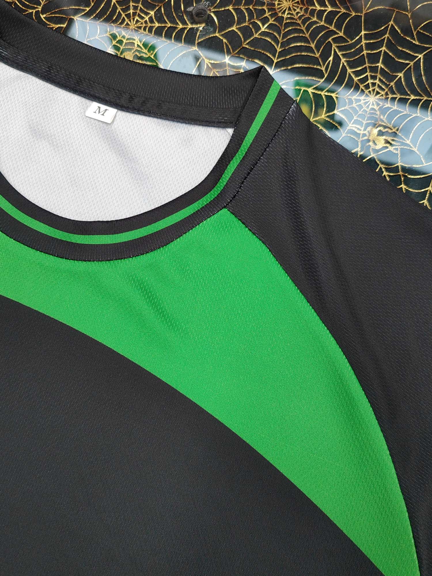 Cross-border sportswear, high-grade mesh breathable fabric, full-body printed sportswear, breathable and sweat-absorbing professional sports outdoor training sportswear, high-elasticity breathable and comfortable sportswear customization FG1612-18 detail image 7