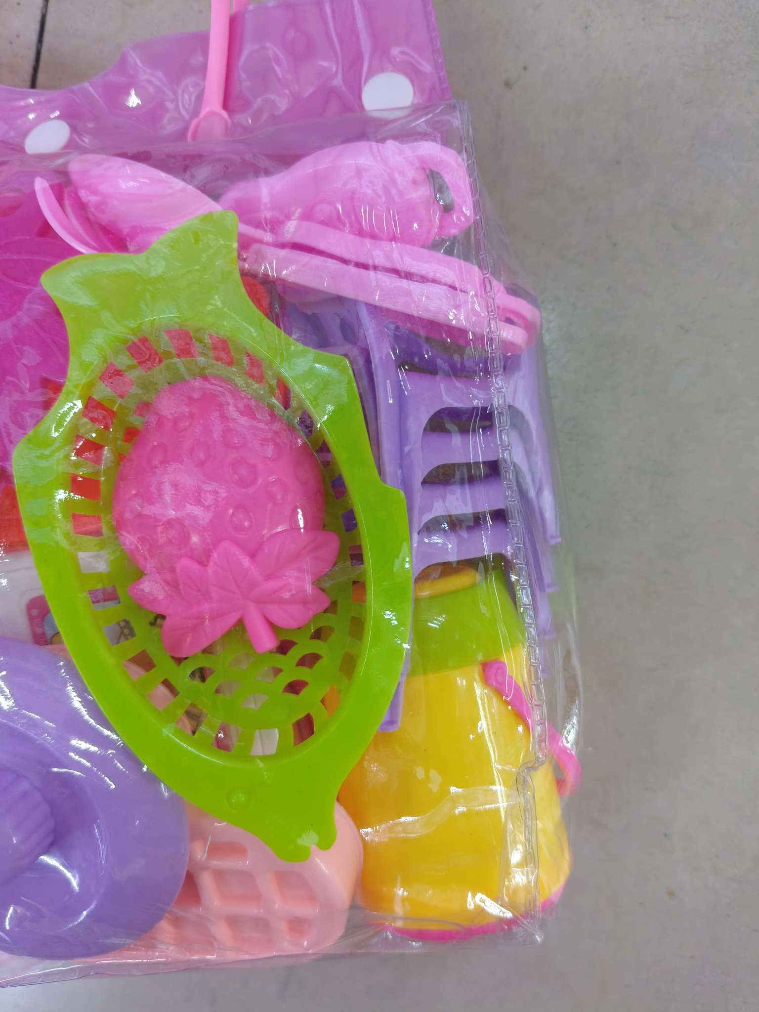 新款过家家餐厨具玩具，塑料手提袋包装。6.75元/包，120包/箱。儿童玩具热销内贸外贸详情图7