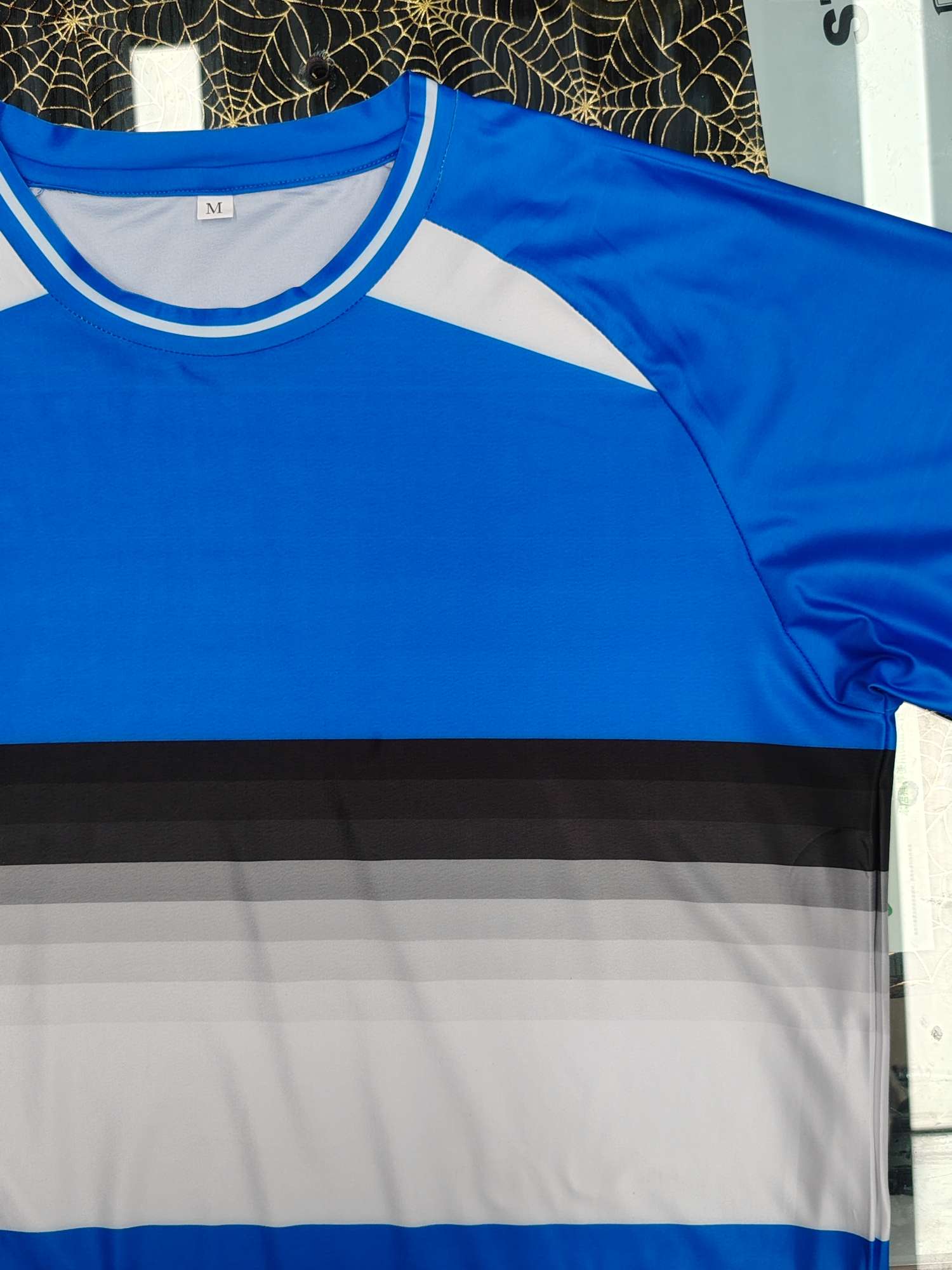 Cross-border sportswear made of high-grade polyester and ammonia silk fabric, full-body printed sportswear, breathable and sweat-absorbing professional sports outdoor training sportswear, breathable and comfortable sportswear customization FG1610-2 detail image 9