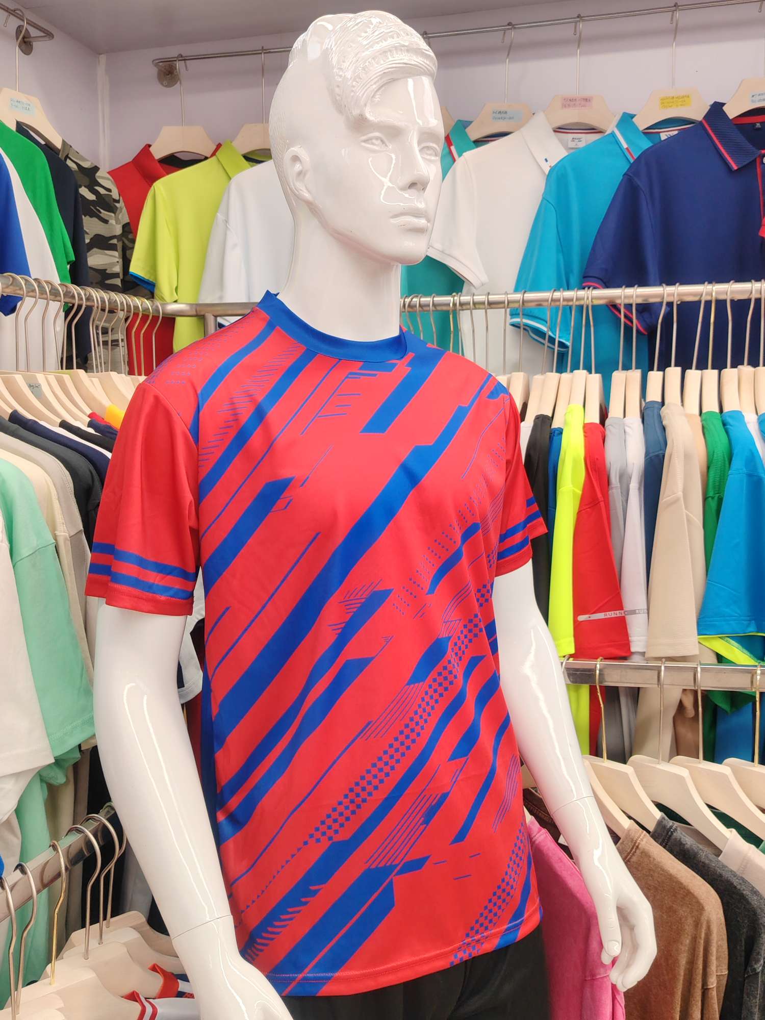 跨境球服高级涤纶丝面料全身印运动服透气吸汗专业运动户外训练球服 高弹力透气舒适 球服定制FG1610-1详情图3