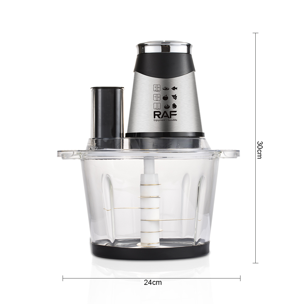 RAF European-grade meat grinder, household 3L garlic peeler, dough mixer, food processor, baby complementary food machine, egg beater Item Picture