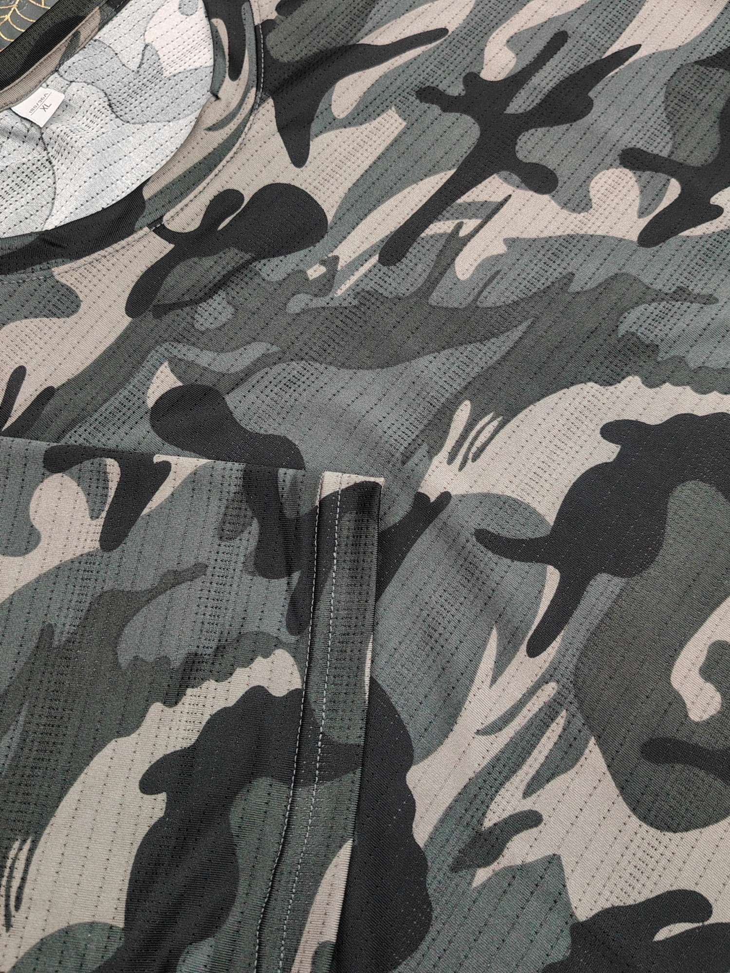 Cross-border camouflage clothing, high-grade polyester and ammonia high-elasticity fabric, full-body printed camouflage clothing, breathable and sweat-absorbent, professional sports and outdoor training camouflage clothing, high-elasticity breathable and comfortable sports clothing customization detail image 11