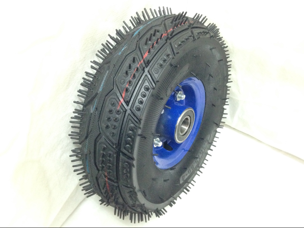 推车轮胎橡胶胎充气手推车防滑花纹替换