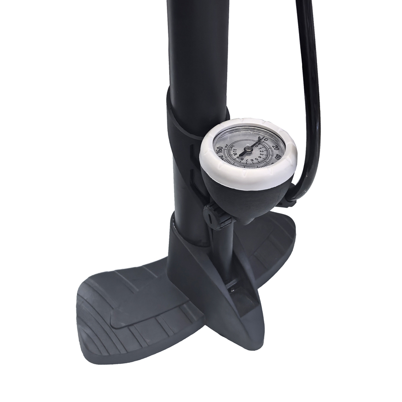 241030 Floor-standing air pump with watch, basketball toy air pump, bicycle air pump, car air pump, portable household bicycle air pump Item Picture