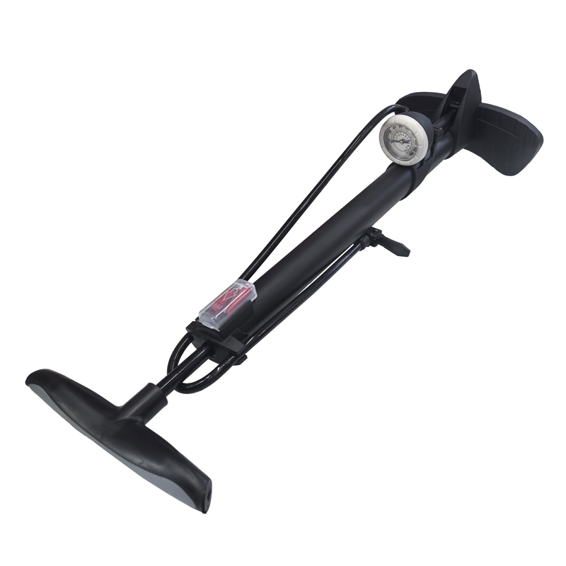 241030 Floor-standing air pump with watch, basketball toy air pump, bicycle air pump, car air pump, portable household bicycle air pump Specification image