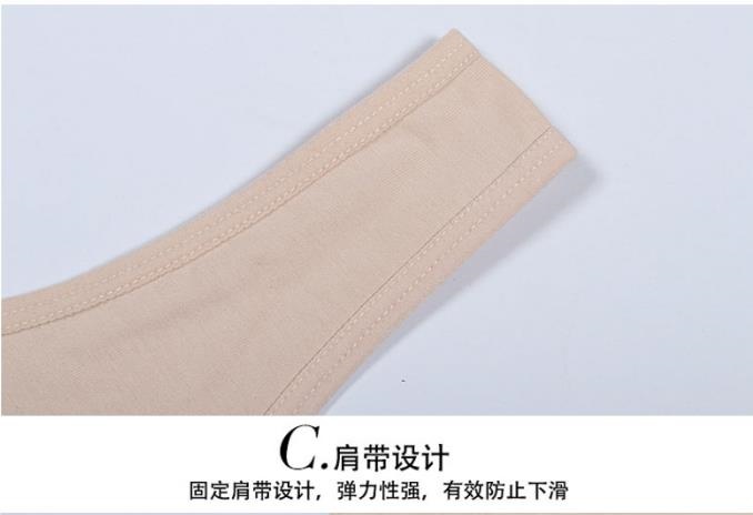 妈妈前扣式文胸中老年人棉内衣女无钢圈老人奶奶背心式胸罩文胸详情4