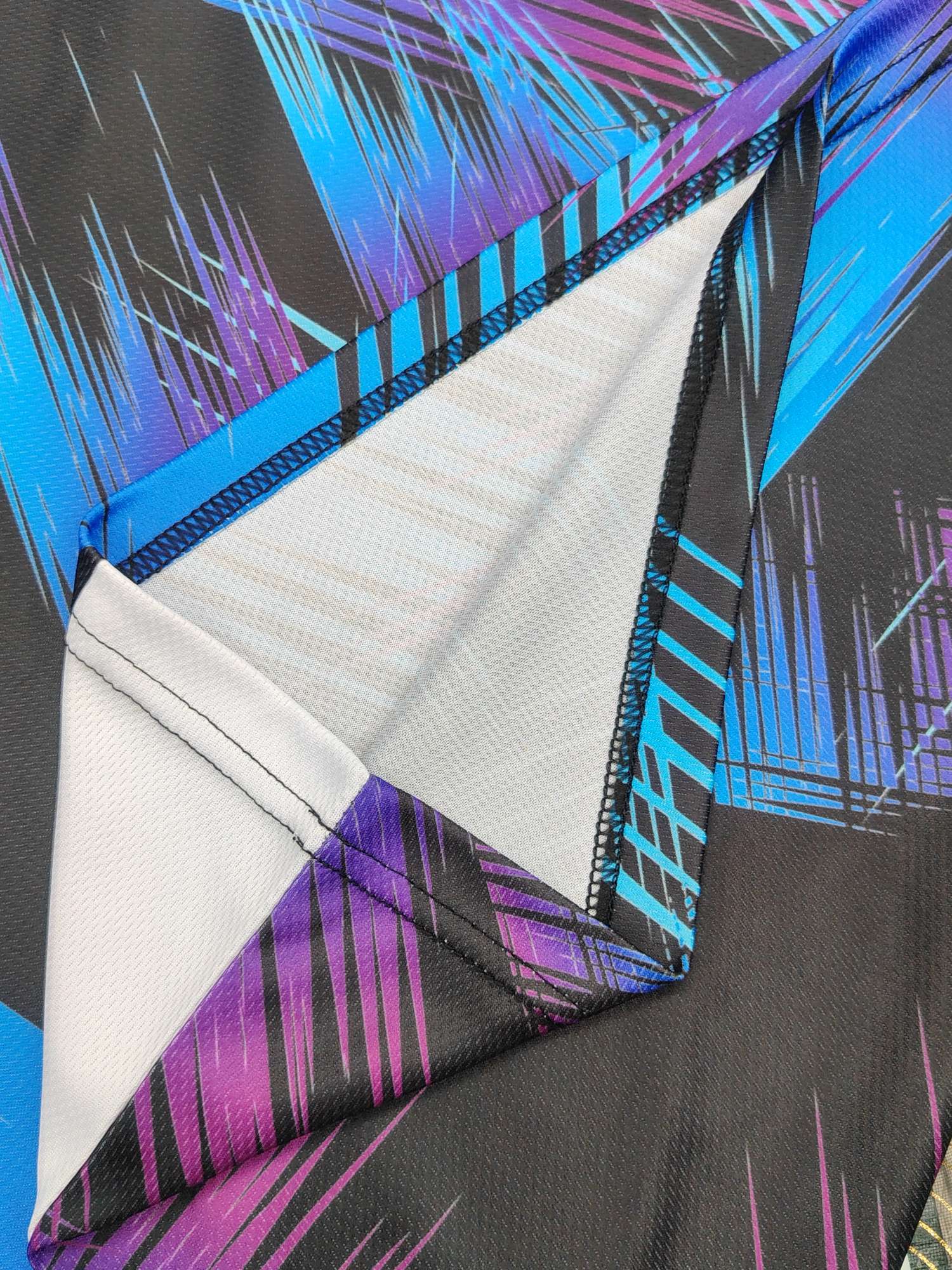 Cross-border sportswear, high-grade mesh breathable fabric, full-body printed sportswear, breathable and sweat-absorbing professional sports outdoor training sportswear, high-elasticity breathable and comfortable sportswear customization FG1612-16 detail image 14