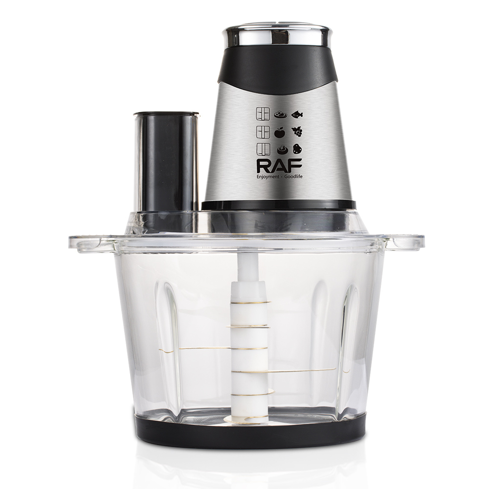 RAF European-grade meat grinder, household 3L garlic peeler, dough mixer, food processor, baby complementary food machine, egg beater Specification drawing