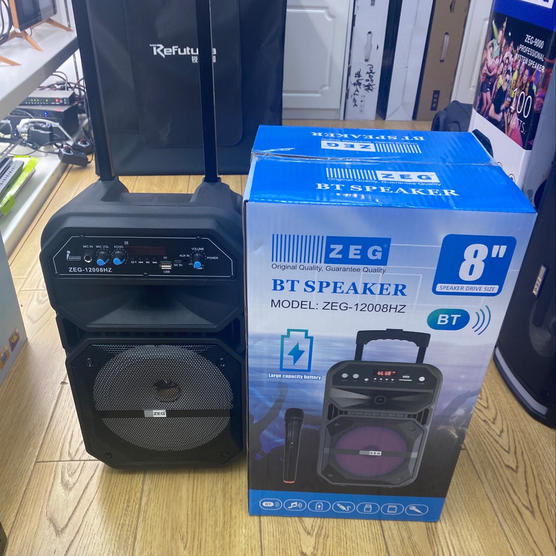 工厂现货库存户外音响蓝牙音响音质好拉杆