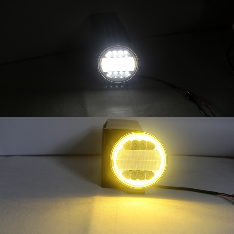 Wide-field led lights for automobiles and trucks, 24LED72W work lights with light strips and aperches, street lighting fixtures, and engineering spotlights Application Scenario