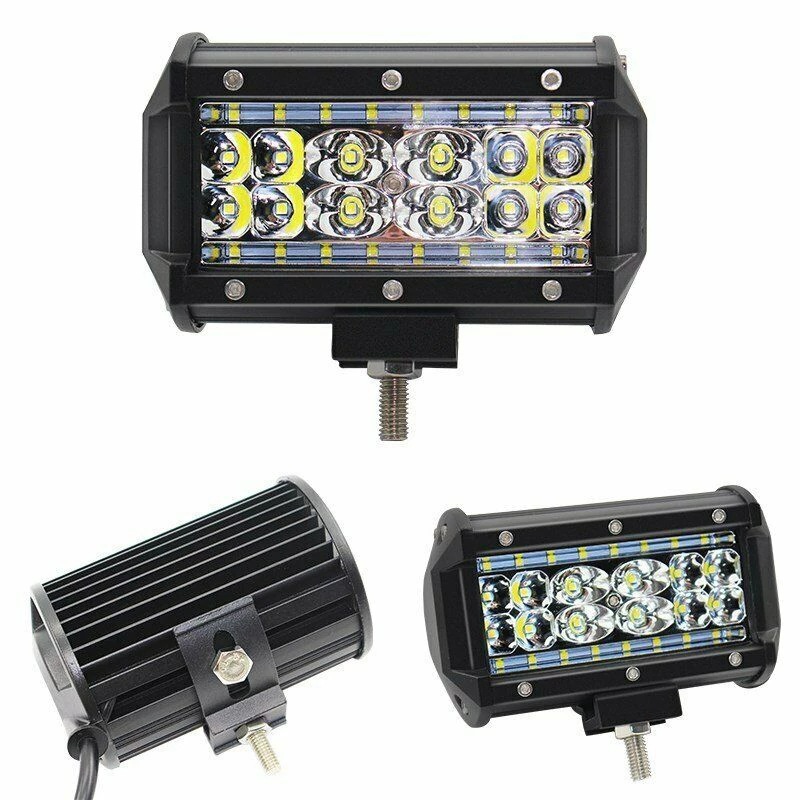 Factory direct sales of 4-row 5-inch lens led work lights for trucks and cars, off-road long strip lights full figure
