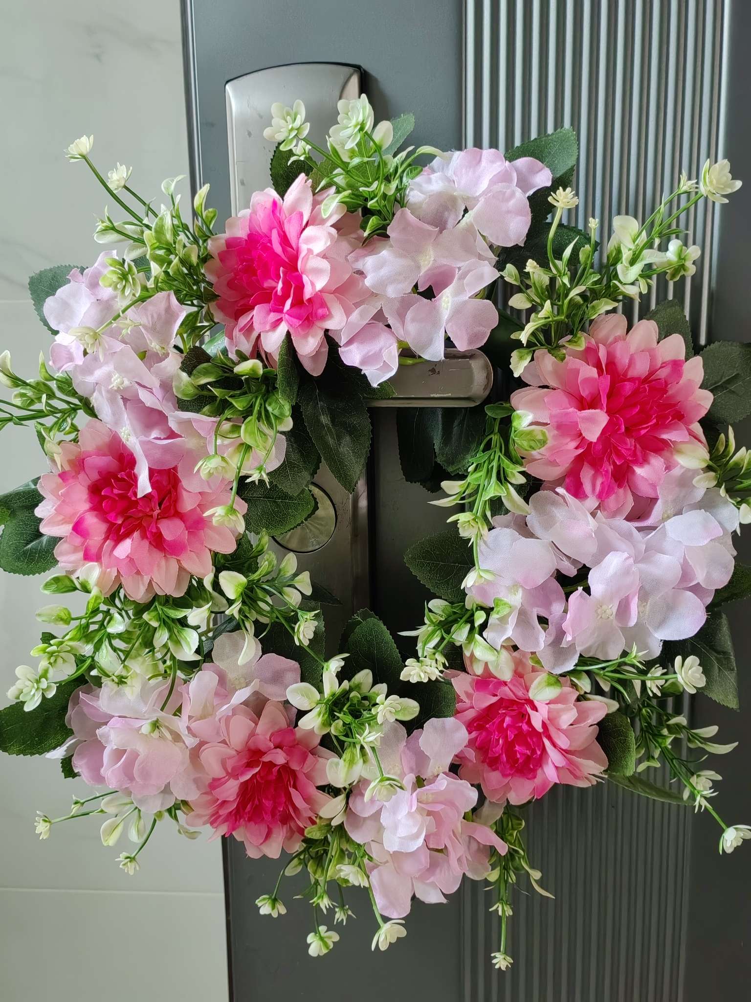 绣球花千层菊花环