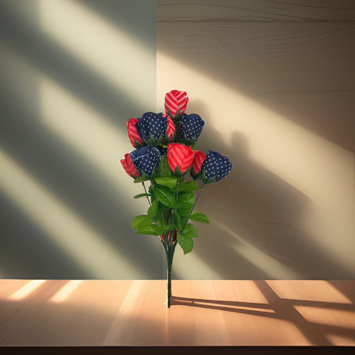 肥皂花/洋牡丹花头/黄白菊/假花/毛线制做玫瑰花头白底实物图