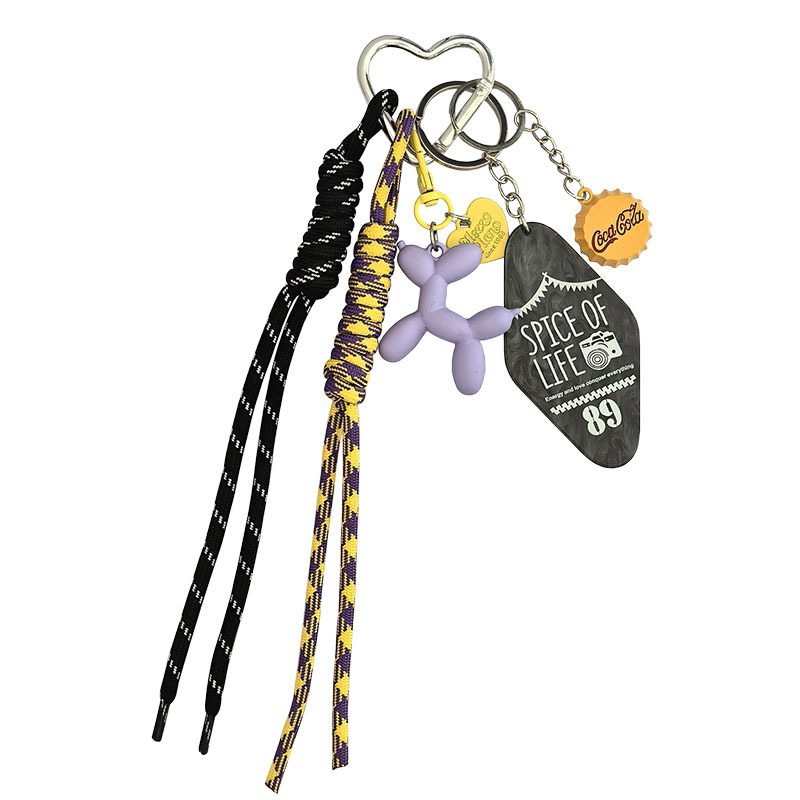 珠链汽车钥匙扣挂件钥匙圈环链蝴蝶钥匙扣挂饰包包挂饰女生详情图2