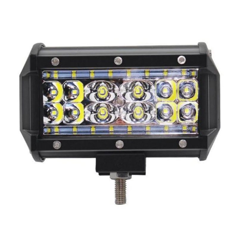 Factory direct sales of 4-row 5-inch lens led work lights for trucks and cars, off-road long strip lights Item Picture