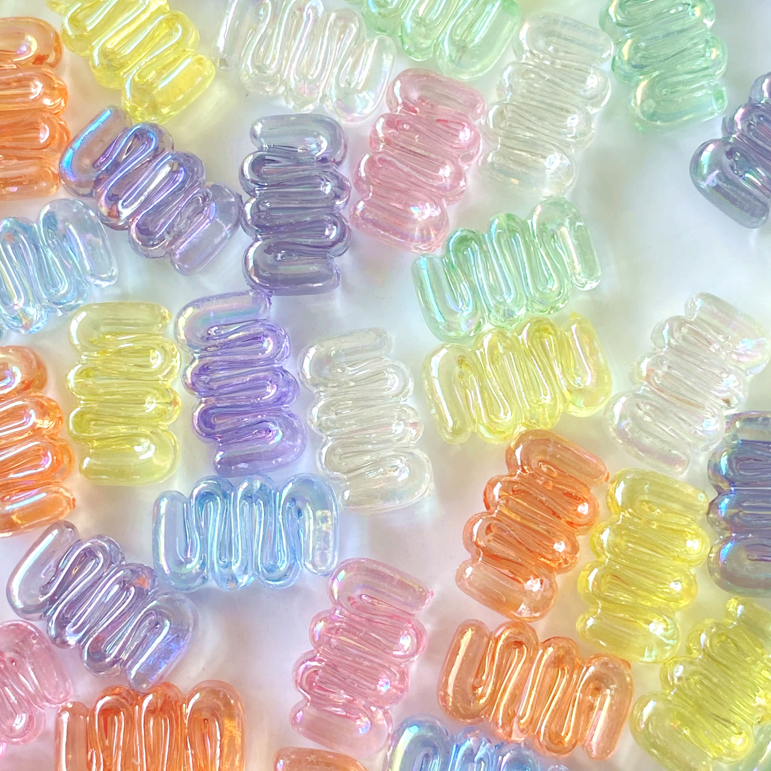 贝壳/米珠/五角星隔珠/绿松石/饰品细节图