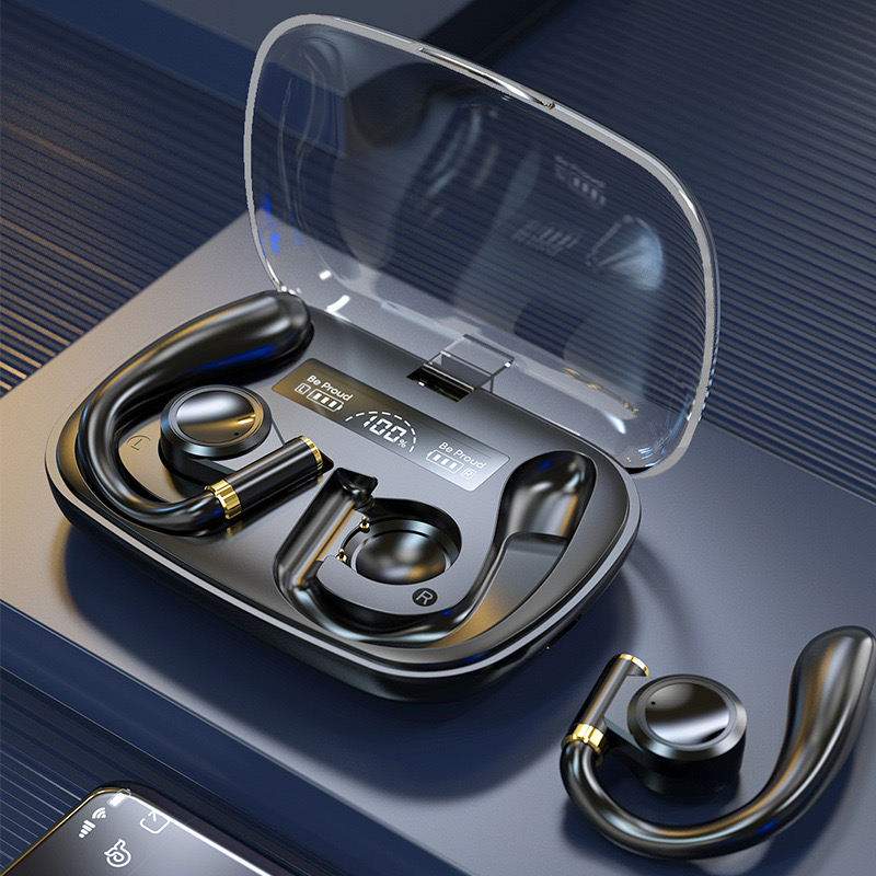 Air-conducted OWS over-ear Bluetooth headphones with large battery capacity, non-in-ear wireless TWS sports Bluetooth headphones with ultra-long battery life Specification drawing