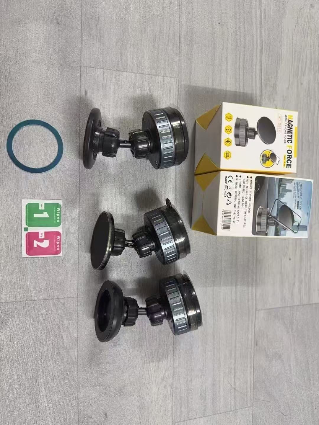 新款真空吸附手机支架桌面吸盘magsafe磁吸伸缩折叠便携架子车载