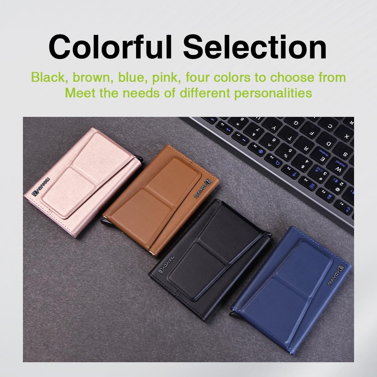Magnetic Phone Wallet with Stand, Business Card Holder, Large Storage, Slim Sleek Leather Card Bag, Compatible with iPhone 16/15/14 Pro Max Plus, for Magnetic Smart Cell Phones Application Scenario