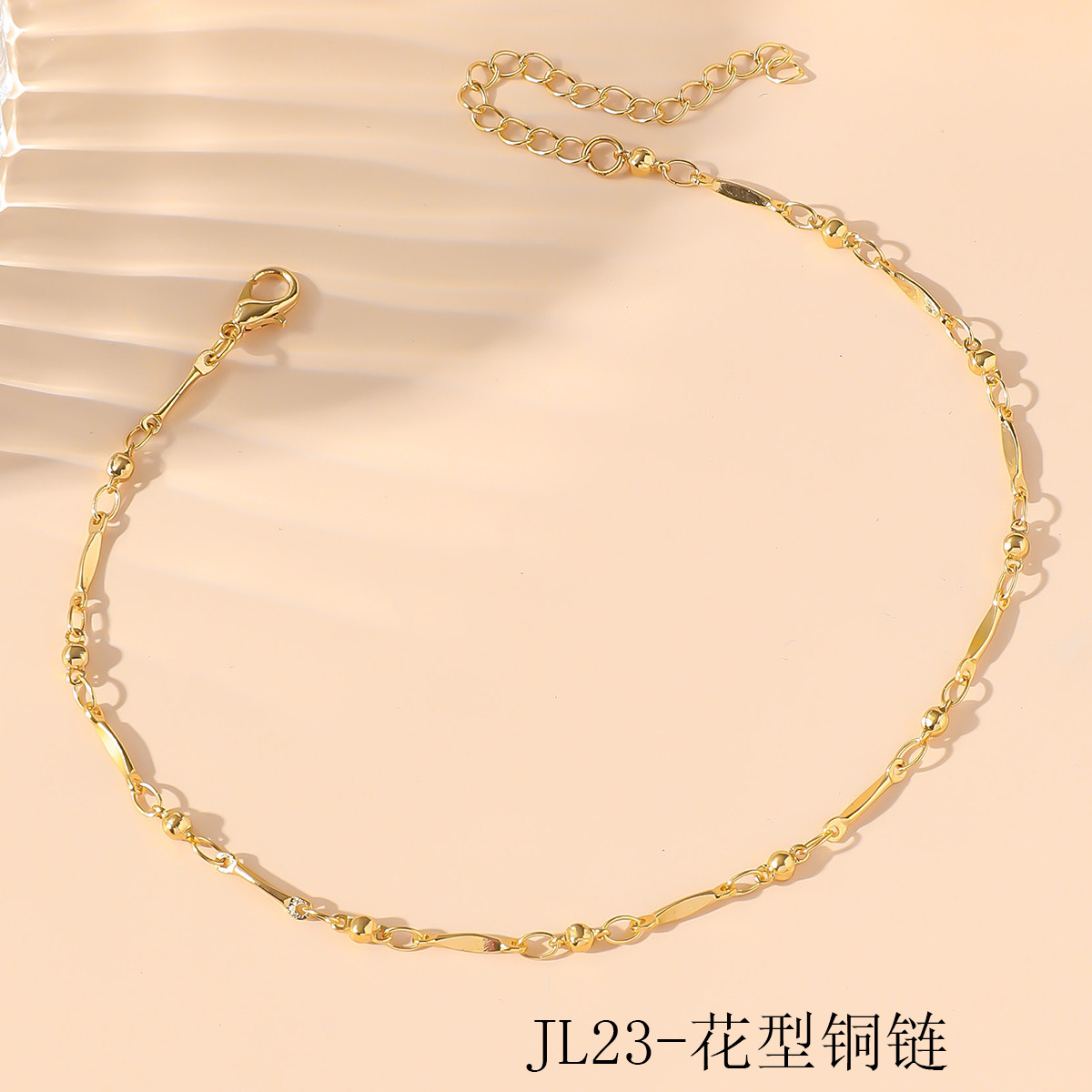 跨境外贸新款波西米亚风糖果色小米珠脚链欧美设计太阳花圆形脚饰 详情图7