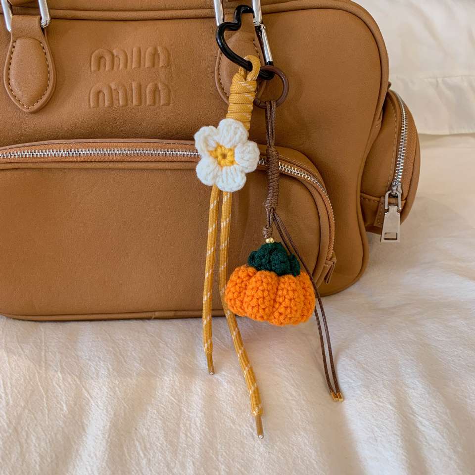 New DIY cute cherry flower phone lanyard, cute and creative lanyard, miu style versatile bag pendant Application Scenario