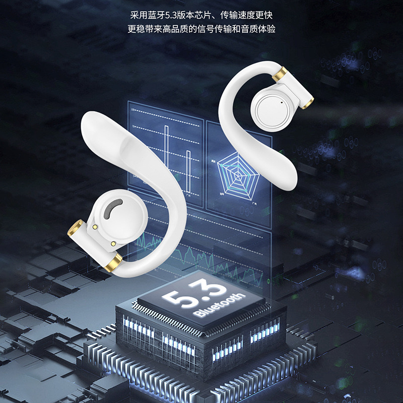Air-conducted OWS over-ear Bluetooth headphones with large battery capacity, non-in-ear wireless TWS sports Bluetooth headphones with ultra-long battery life Application Scenario