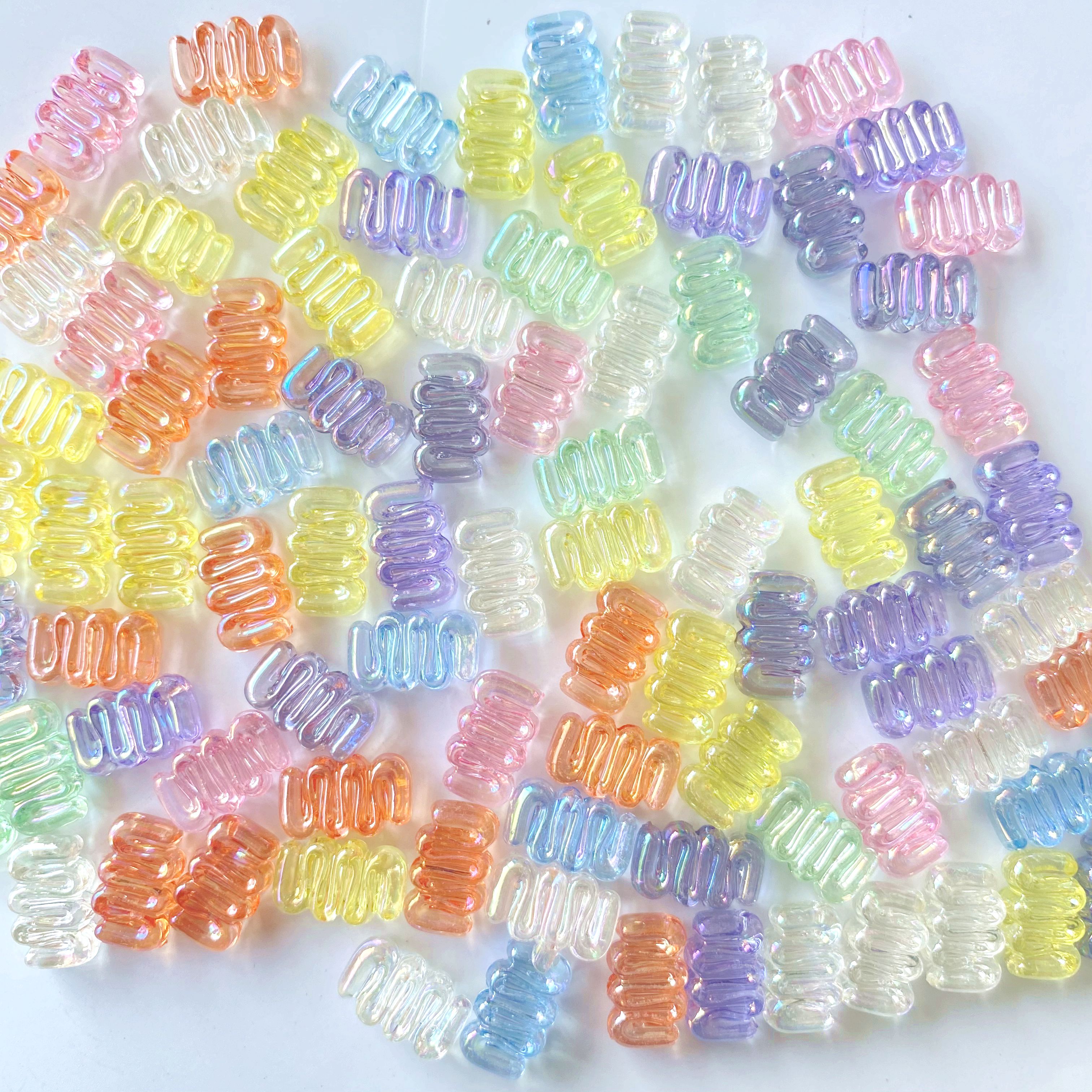 贝壳/米珠/五角星隔珠/绿松石/饰品白底实物图