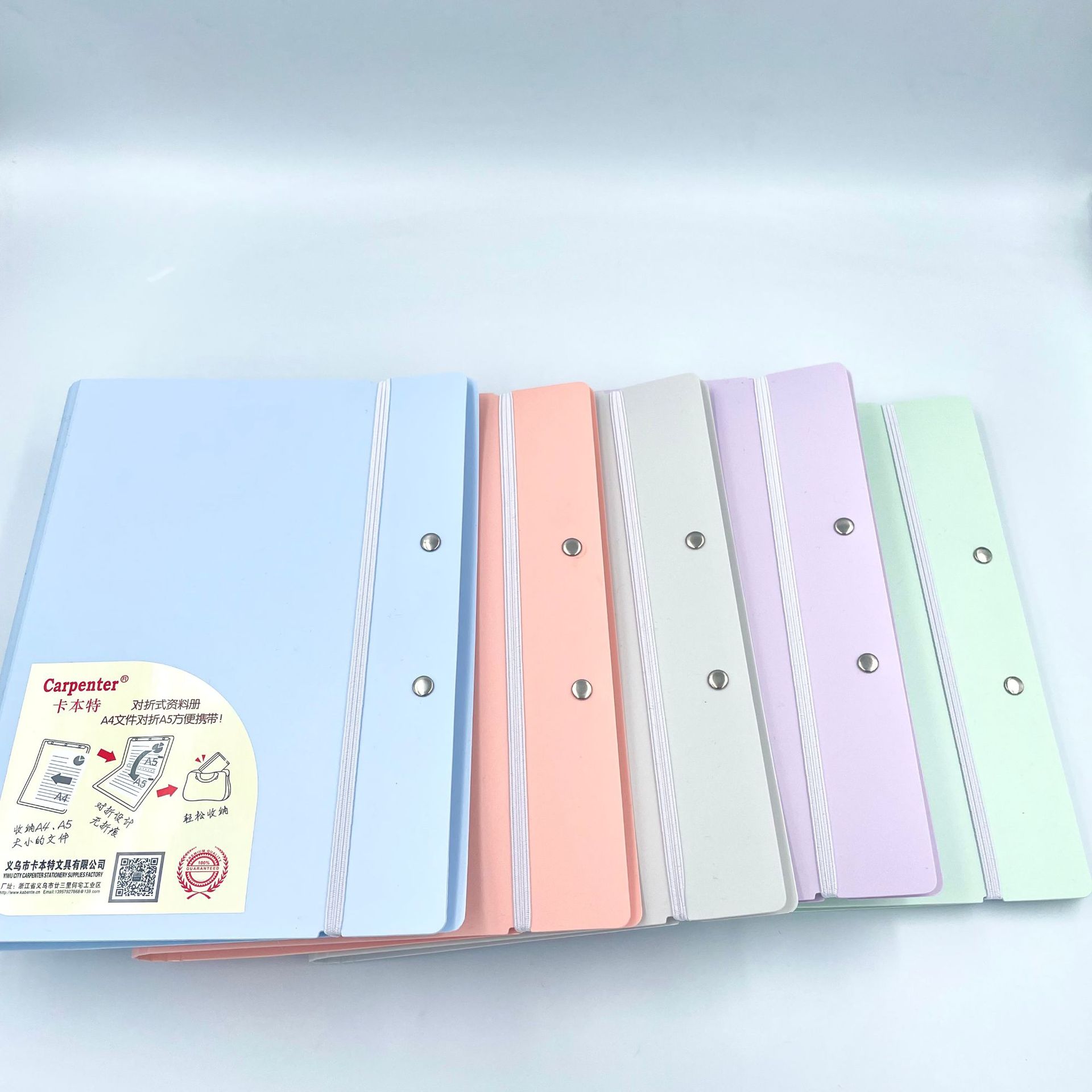 Folded A4/A5 student test paper book and pregnancy checkup form. Business materials. Easy to carry. Waterproof and environmentally friendly