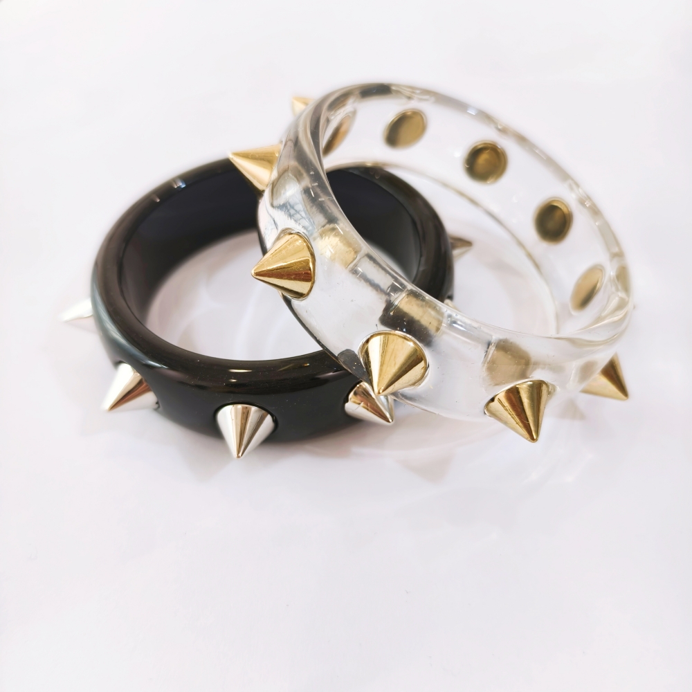 手镯/模块手链/叮当镯/玉石/玻璃手镯白底实物图