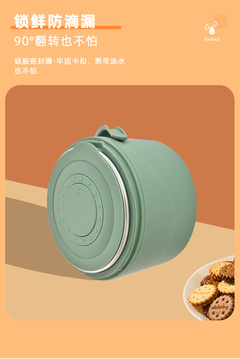 Portable stainless steel electric lunch box for office workers, waterless heating, constant temperature, mini with rice, car, household, car electric lunch box, lunch box, children's plug-in heating, small household appliances, household appliances Item Picture