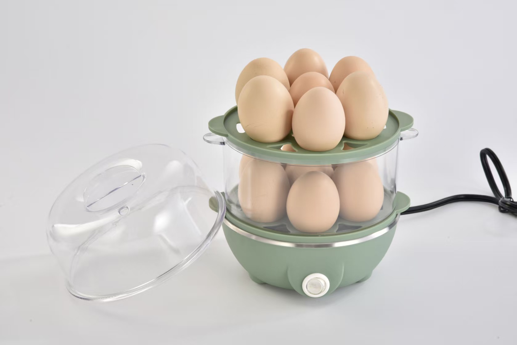迷你多功能煮蛋器蒸蛋器自动断电家用小型蒸蛋机家用蒸鸡蛋煮蛋机 蒸蛋器煮蛋器儿童卡通详情图8