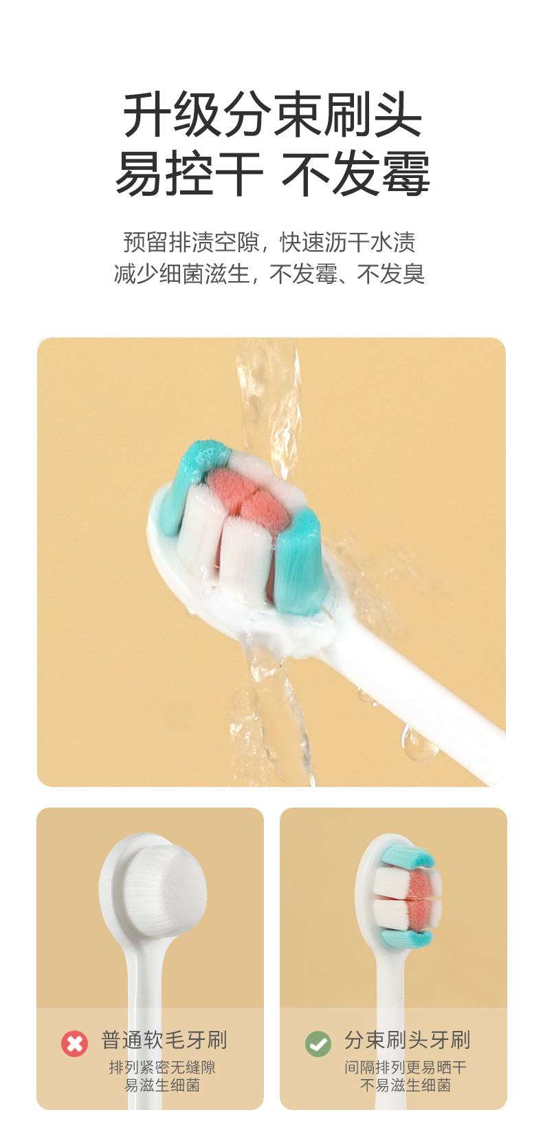 小什季儿童软毛牙刷 适合1-3-6-12岁孩子使用 卡通可爱护齿牙膏配套 学生专用牙刷详情8