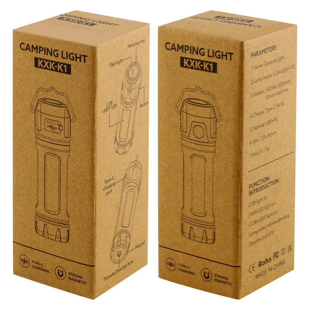 KINSACH Star Source Plastic Rechargeable COB+2835+XTE flashlight Application Scenario