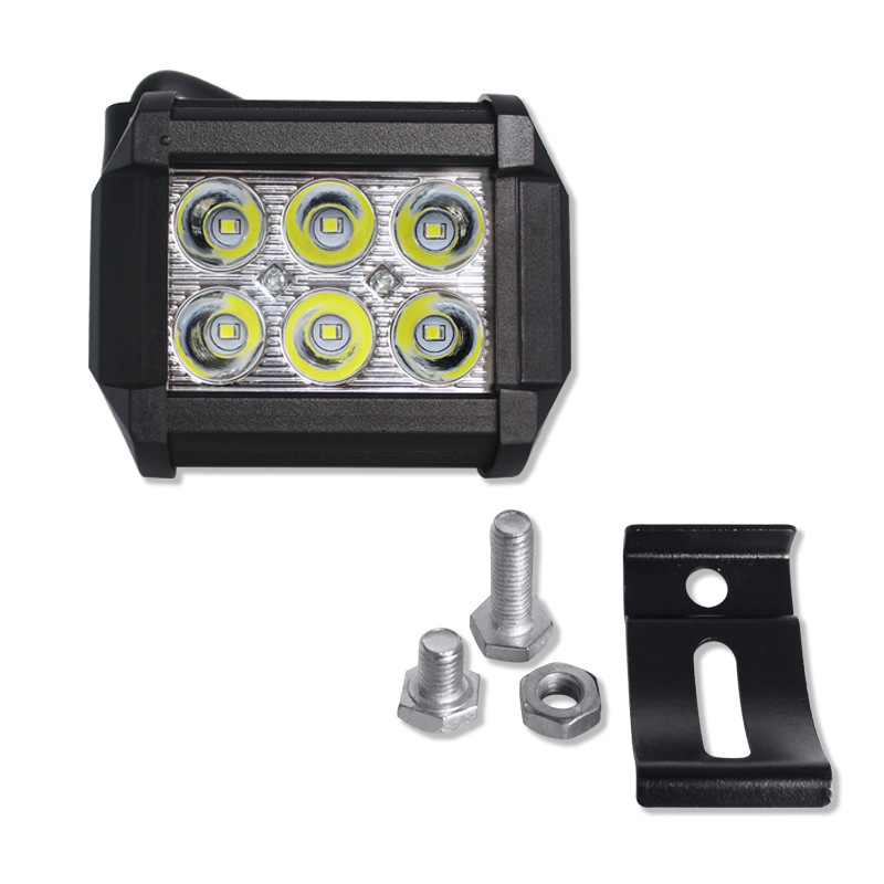 Factory direct sales of 6-lamp 30W work double-row inspection lights, white light, yellow light, off-road roof spotlights, long strip lights and auxiliary lights Item Picture