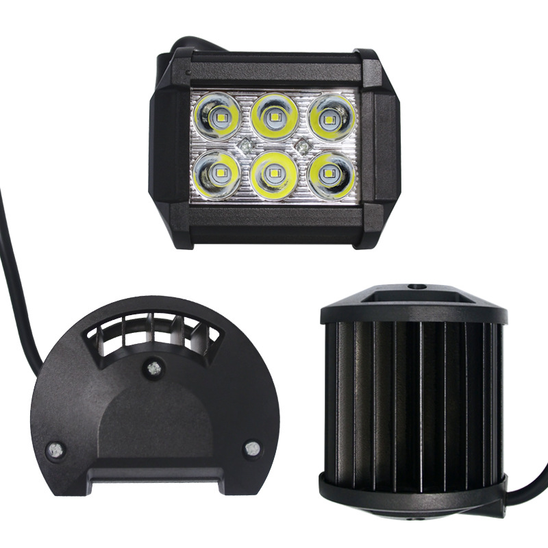 Factory direct sales of 6-lamp 30W work double-row inspection lights, white light, yellow light, off-road roof spotlights, long strip lights and auxiliary lights full figure