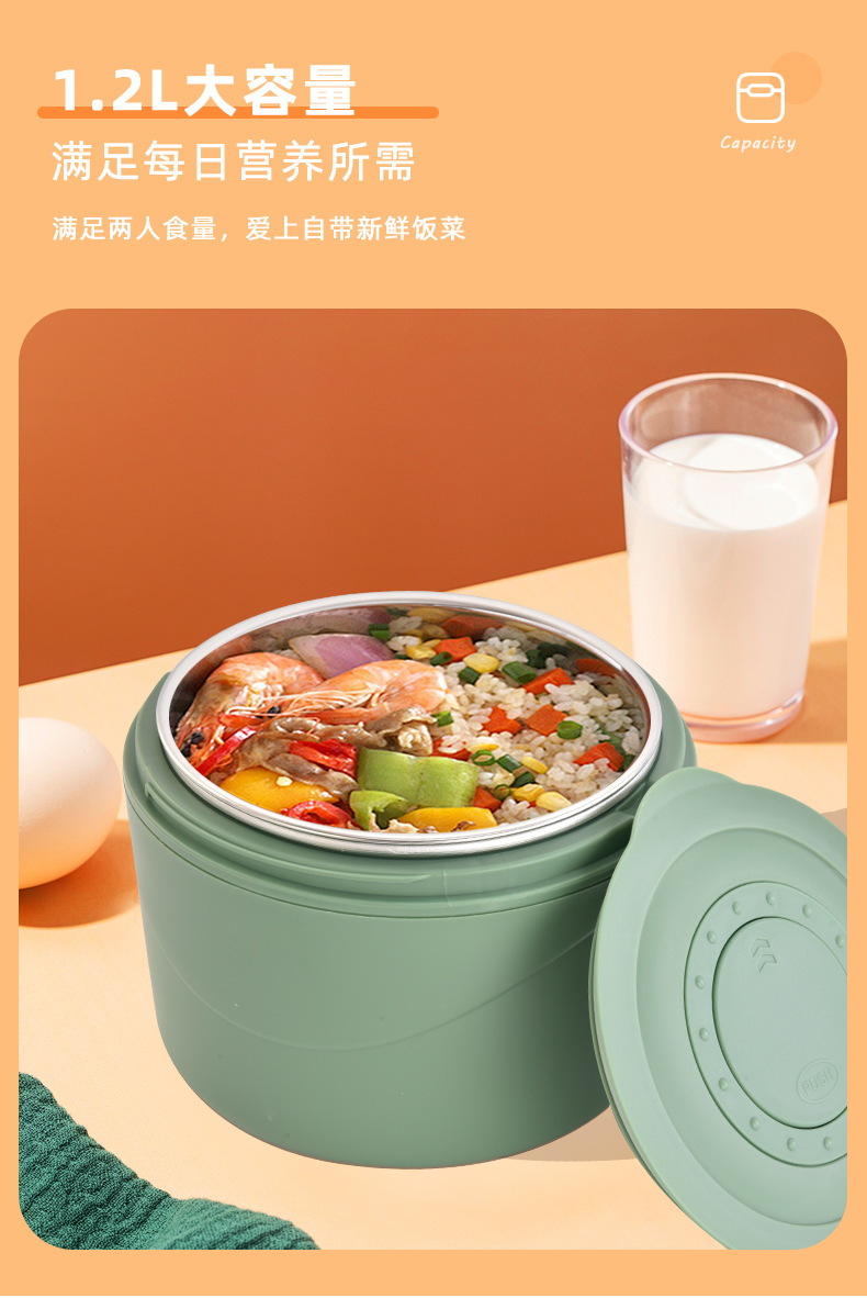 Portable stainless steel electric lunch box for office workers, waterless heating, constant temperature, mini with rice, car, household, car electric lunch box, lunch box, children's plug-in heating, small household appliances, household appliances undefined