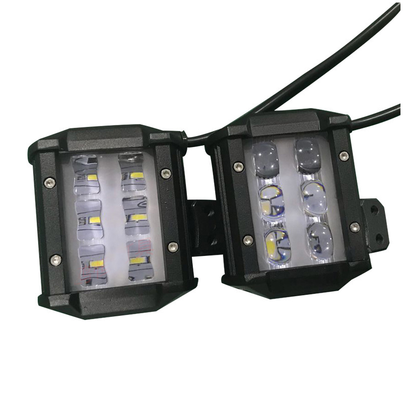 18W LED long strip light, 6-light double-row work light, truck converted to off-road vehicle roof light, front bumper light, maintenance light Application Scenario