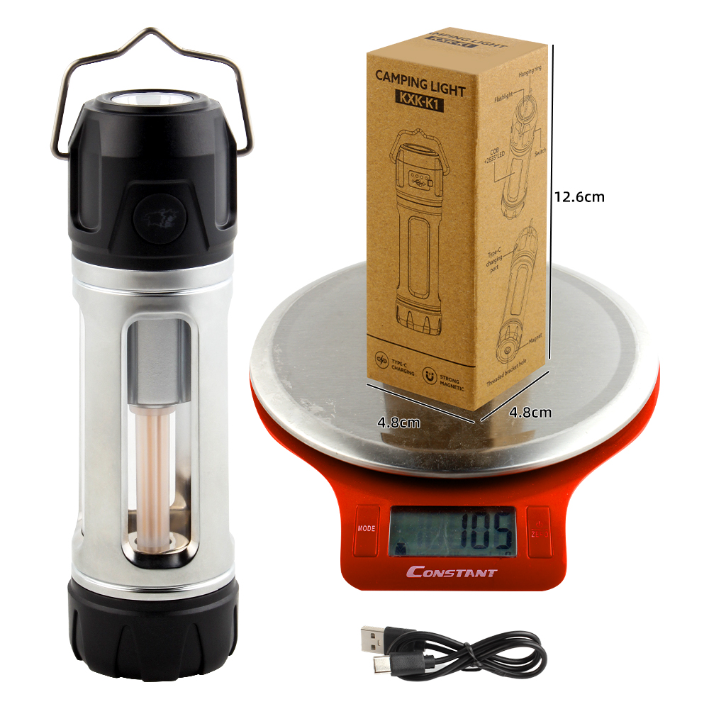 KINSACH Star Source Plastic Rechargeable COB+2835+XTE flashlight Specification image
