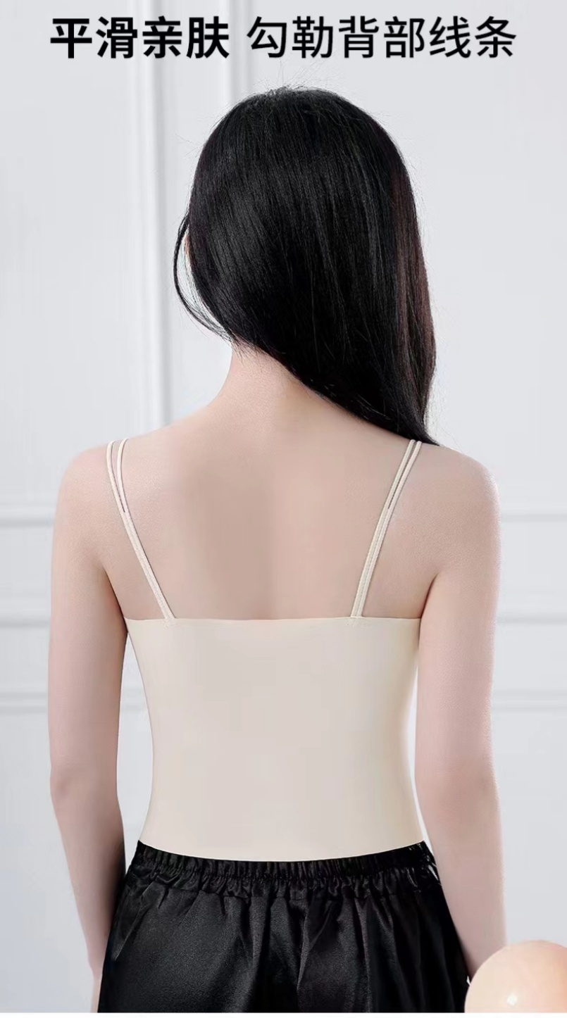 Foundation, invisible lingerie, one-piece halter top, comfortable, no Bra needed, can be worn outside and paired with a beautiful back top inside Specification drawing